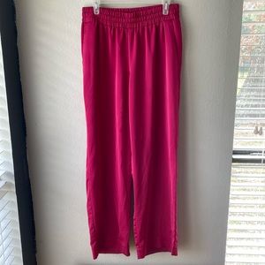 Wide leg satin pants